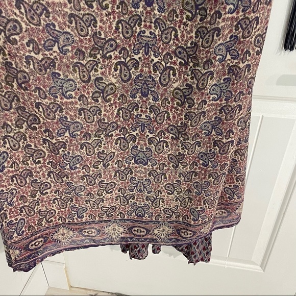 Anthropologie One September Purple Paisley Maxi Dress - Picture 6 of 11